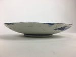 Antique Japanese Porcelain Plate Pottery Sometsuke Blue Sara White PP952