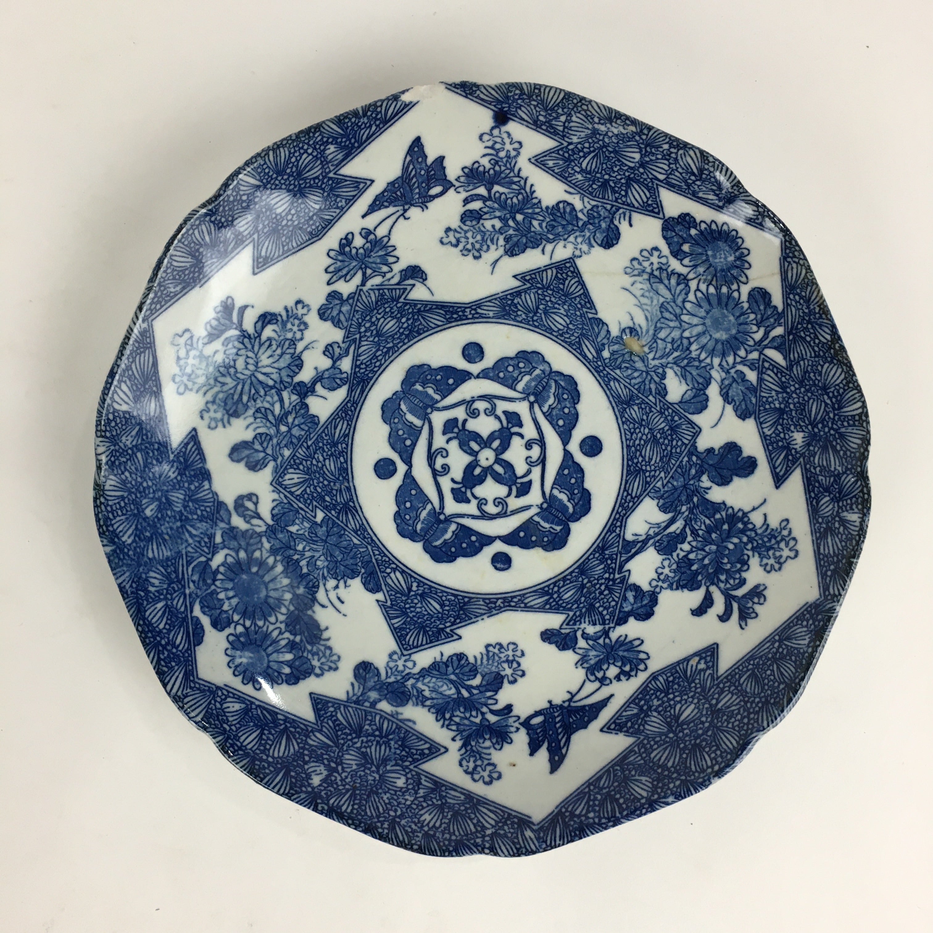 Japanese Blue Porcelain Plate Sometsuke PP952 | Online Shop ...