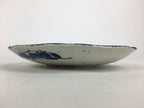 Antique Japanese Porcelain Plate Pottery Sometsuke Blue Sara White PP955