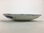Antique Japanese Porcelain Plate Pottery Sometsuke Blue Sara White PP955