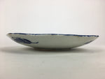 Antique Japanese Porcelain Plate Pottery Sometsuke Blue Sara White PP955