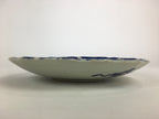 Antique Japanese Porcelain Plate Pottery Sometsuke Blue Sara White PP957