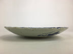 Antique Japanese Porcelain Plate Pottery Sometsuke Blue Sara White PP957