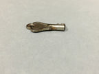 Antique Japanese Skeleton Key Vtg Iron Crown Round C1930 Brown Silver JK19