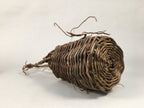 Antique Japanese Vine Basket Flower Vase Ikebana Arrangement Kado C1900 B140