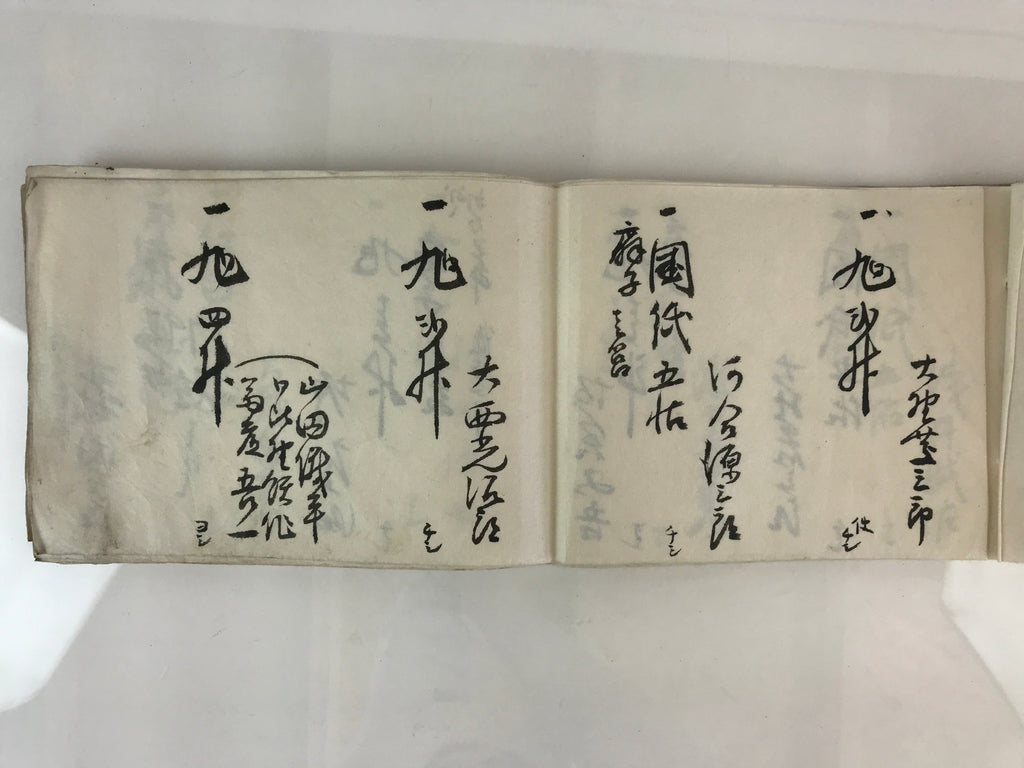 Antique Japanese Wedding Record Book Vtg Taisho 3 C1914 Long Paper P319