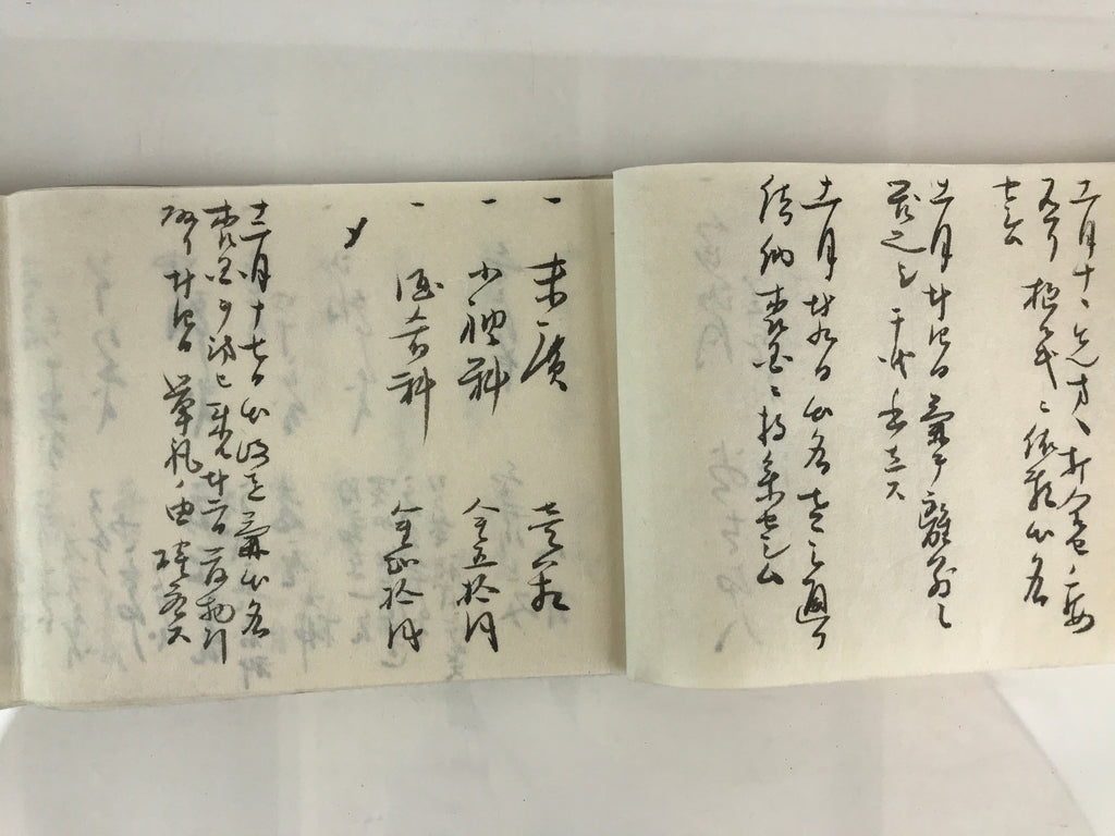Antique Japanese Wedding Record Book Vtg Taisho 3 C1914 Long Paper P319