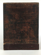 Antique Japanese Wooden Bento Storage Box Inside 23x22x27cm WB974