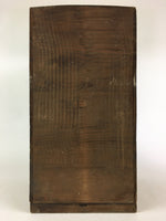 Antique Japanese Wooden Bento Storage Box Inside 27x25x48.5cm WB969