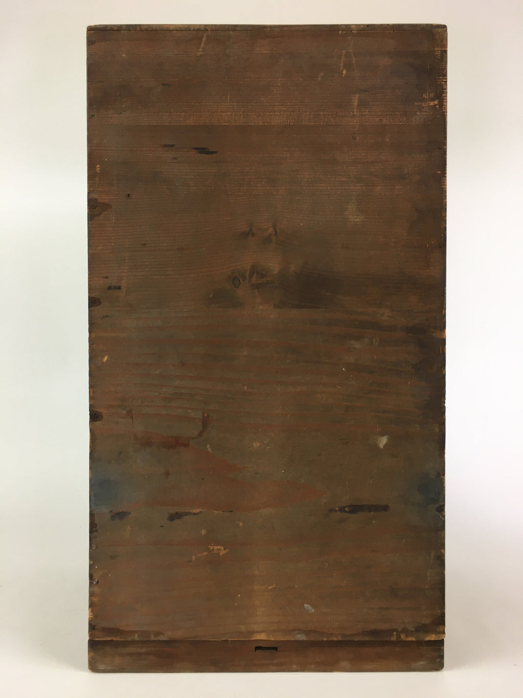 Antique Japanese Wooden Bento Storage Box Inside 27x25x48.5cm WB969
