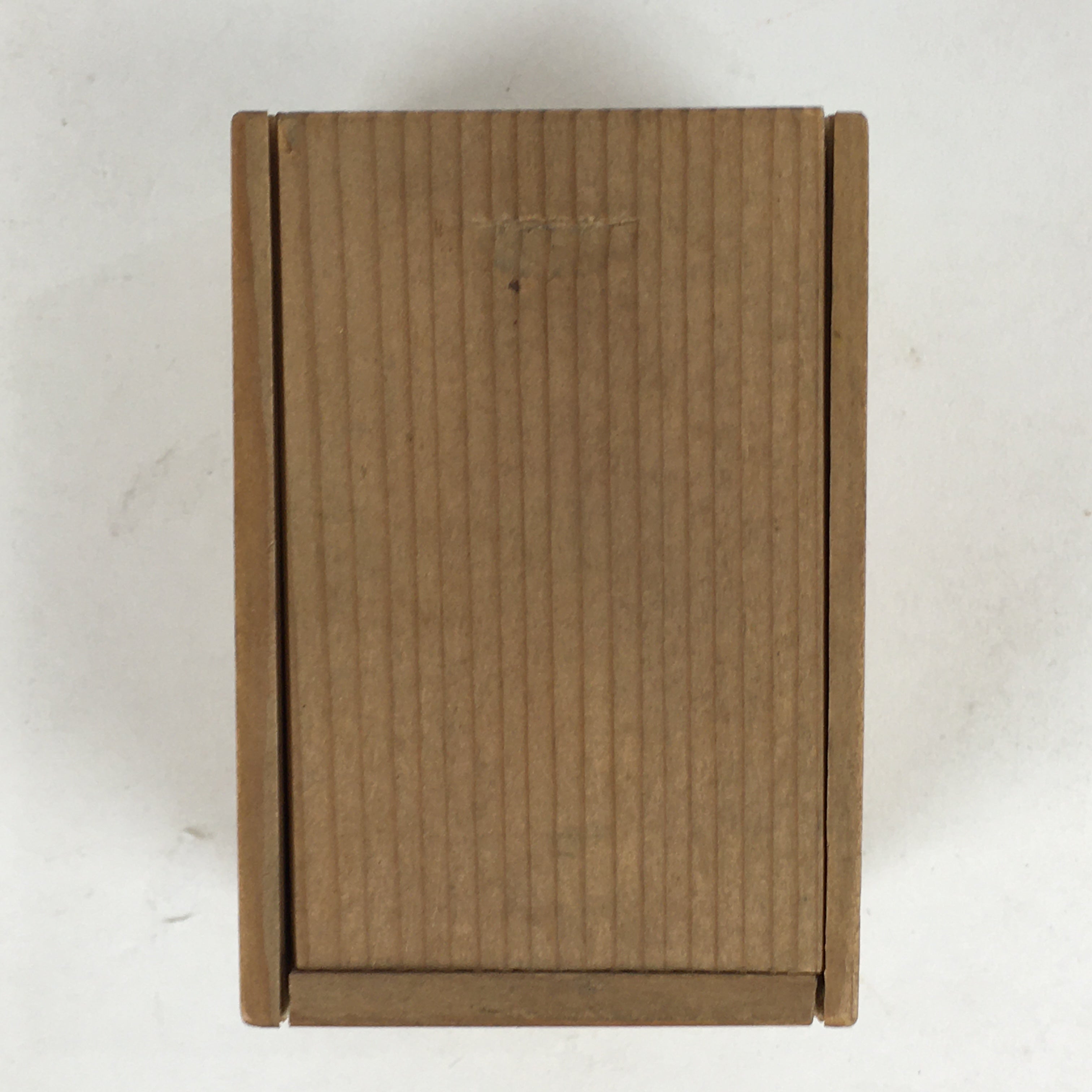 Antique Japanese Wooden Cased Playing Cards Hanafuda Game Flower JK296
