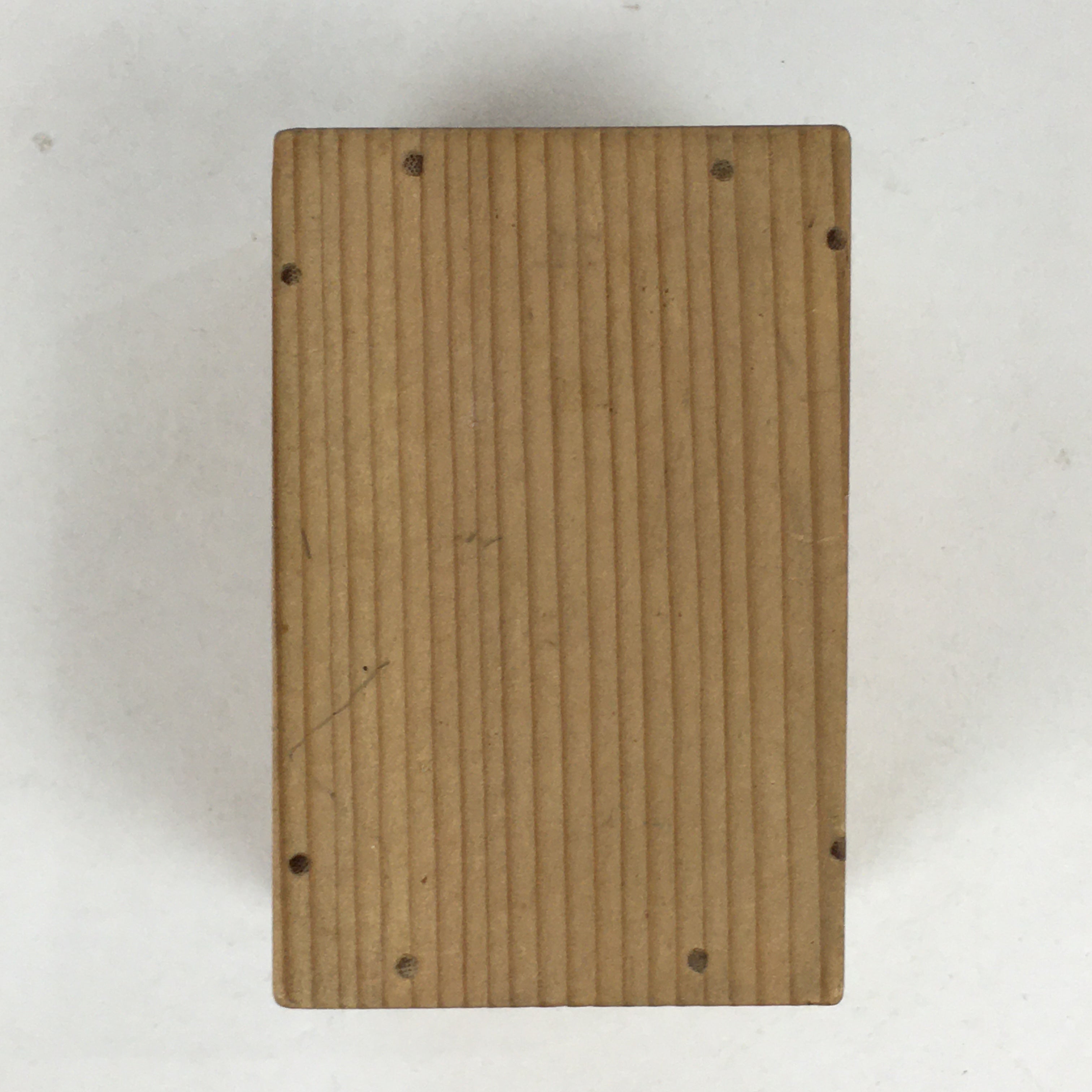 Antique Japanese Wooden Cased Playing Cards Hanafuda Game Flower JK296