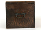Antique Japanese Wooden Keshobako Cosmetic Box C1900 Mirror Three Drawers T321