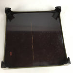 Antique Japanese Wooden Lacquer Tray 5pc Set Vtg Ozen tray Nurimono LWB43