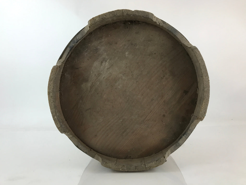 Antique Japanese Wooden Mizuoke Bucket C1900 Handle Teoke Well Water BK3