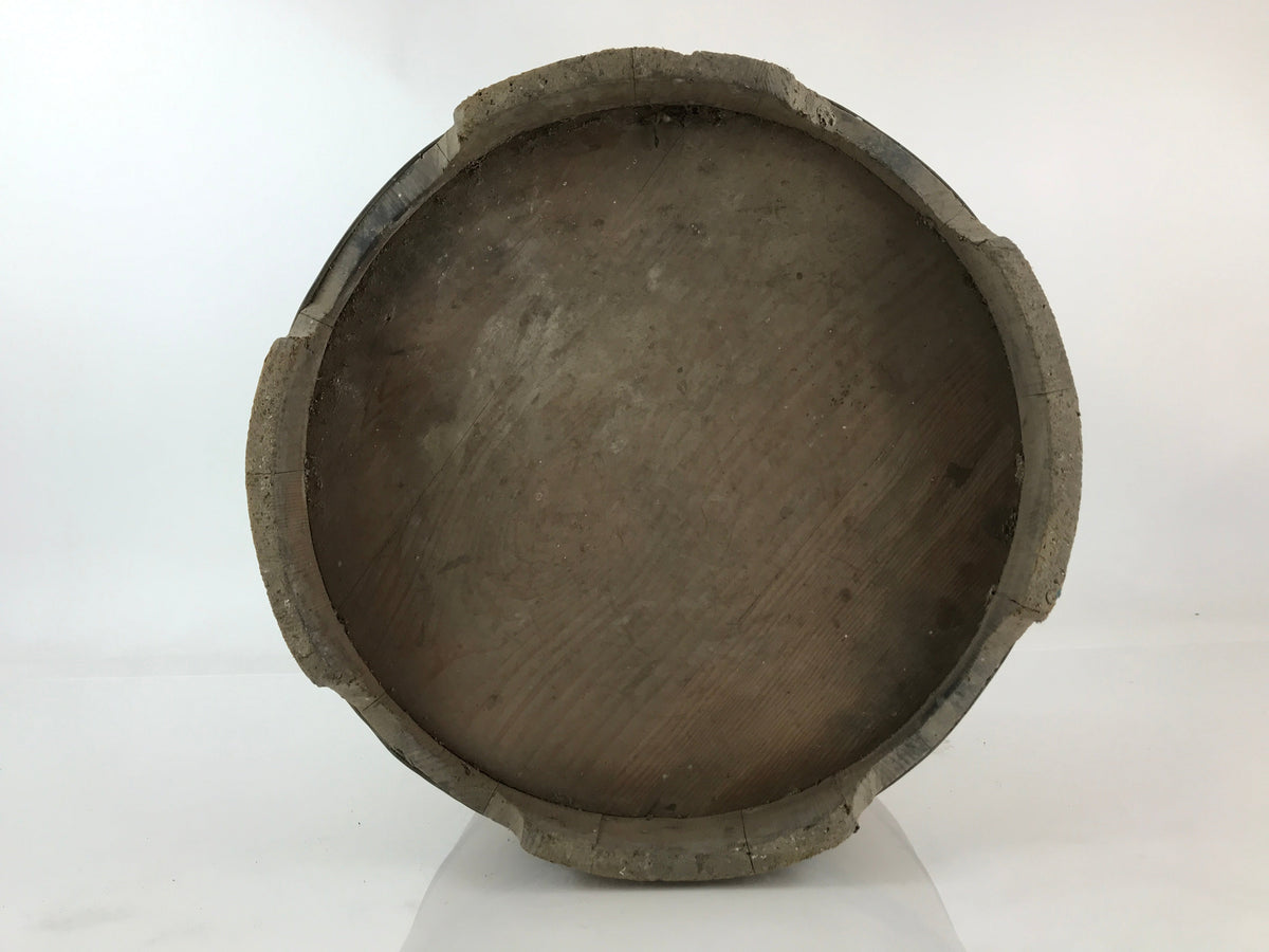 Antique Japanese Wooden Mizuoke Bucket C1900 Handle Teoke Well Water BK3