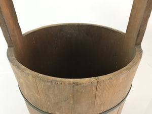 Vintage rustic wooden water bucket, Decorations & Accessories