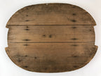 Antique Japanese Wooden Mizuoke Lidded Bucket C1900 Large Tub Wash Basin BK1