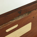 Antique Japanese Wooden Pottery Storage Box Inside 24x36x23cm WB956