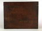 Antique Japanese Wooden Pottery Storage Box Inside 24x36x23cm WB956