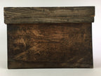 Antique Japanese Wooden Pottery Storage Box Inside 24x41x26.5cm WB957