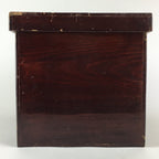 Antique Japanese Wooden Pottery Storage Box Inside 25x36x25cm WB947