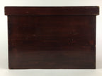 Antique Japanese Wooden Pottery Storage Box Inside 25x36x25cm WB947