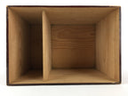 Antique Japanese Wooden Pottery Storage Box Inside 25x36x25cm WB947