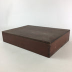 Antique Japanese Wooden Pottery Storage Box Inside 28x40x7cm WB973