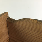 Antique Japanese Wooden Pottery Storage Box Inside 31.5x31.5x32.5cm WB952