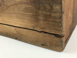 Antique Japanese Wooden Pottery Storage Box Inside 31x43x16.5cm WB953