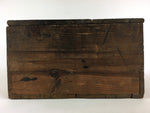 Antique Japanese Wooden Pottery Storage Box Inside 31x43x16.5cm WB953