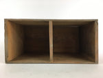 Antique Japanese Wooden Pottery Storage Box Inside 38x18x23.5cm WB964