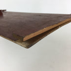 Antique Japanese Wooden Red Pottery Storage Box Inside 21x23x52cm WB954