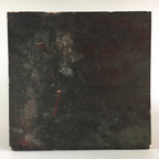 Antique Japanese Wooden Red Pottery Storage Box Inside 21x23x52cm WB954