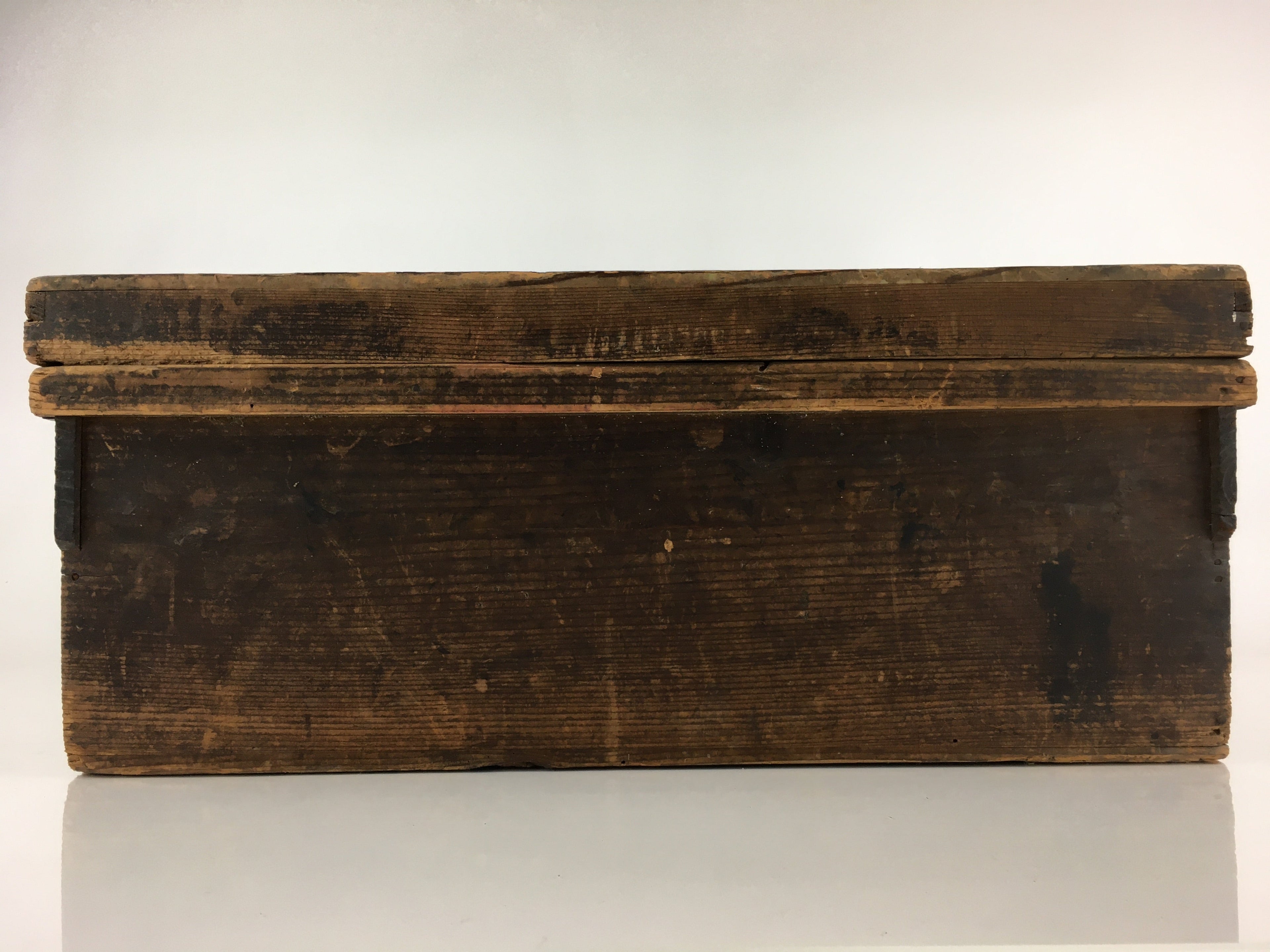 Antique Japanese Wooden Storage Box Inside 27x57x22cm WB984