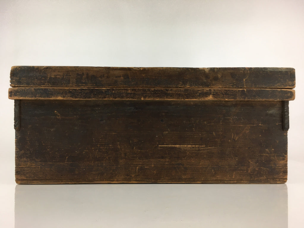 Antique Japanese Wooden Storage Box Inside 27x57x22cm WB984