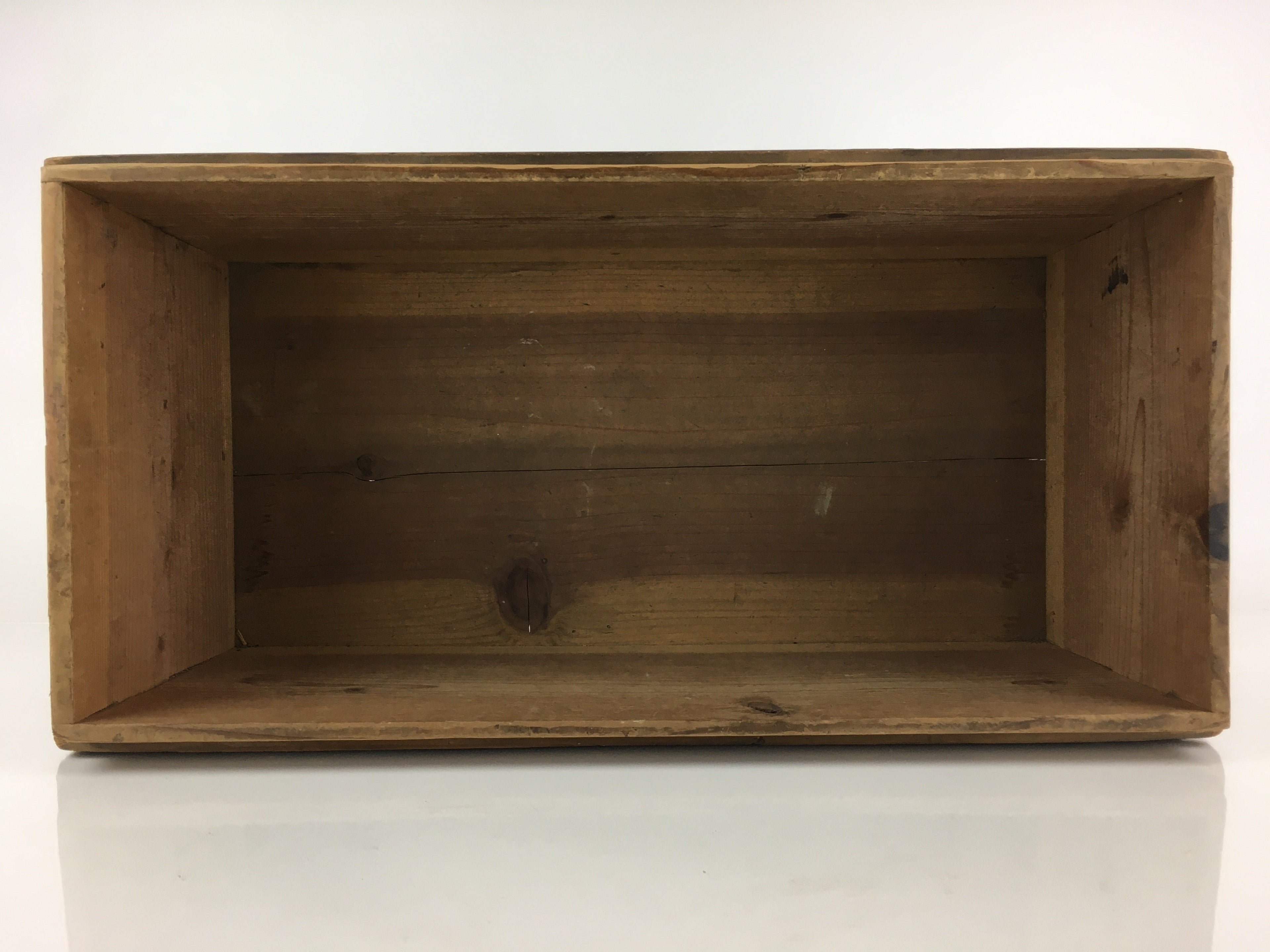 Antique Japanese Wooden Storage Box Inside 27x57x22cm WB984
