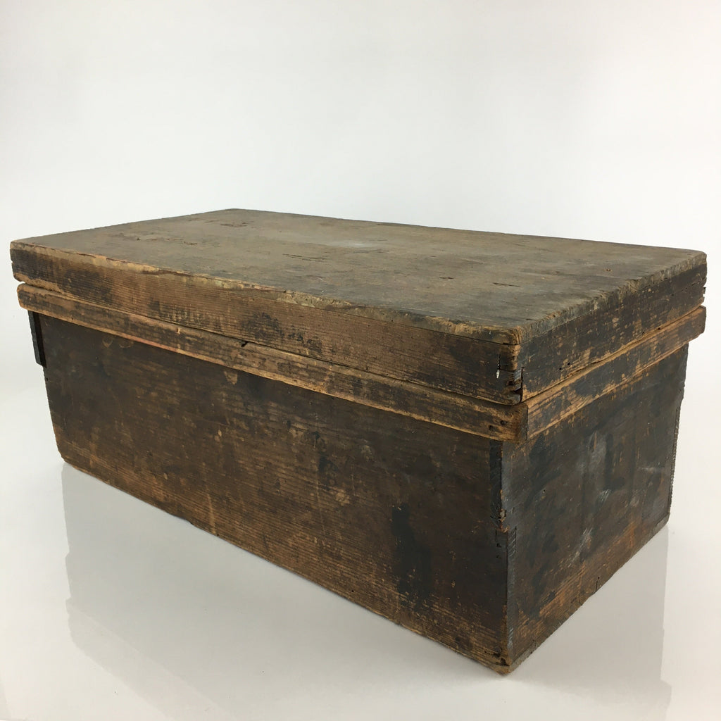 Antique Japanese Wooden Storage Box Inside 27x57x22cm WB984