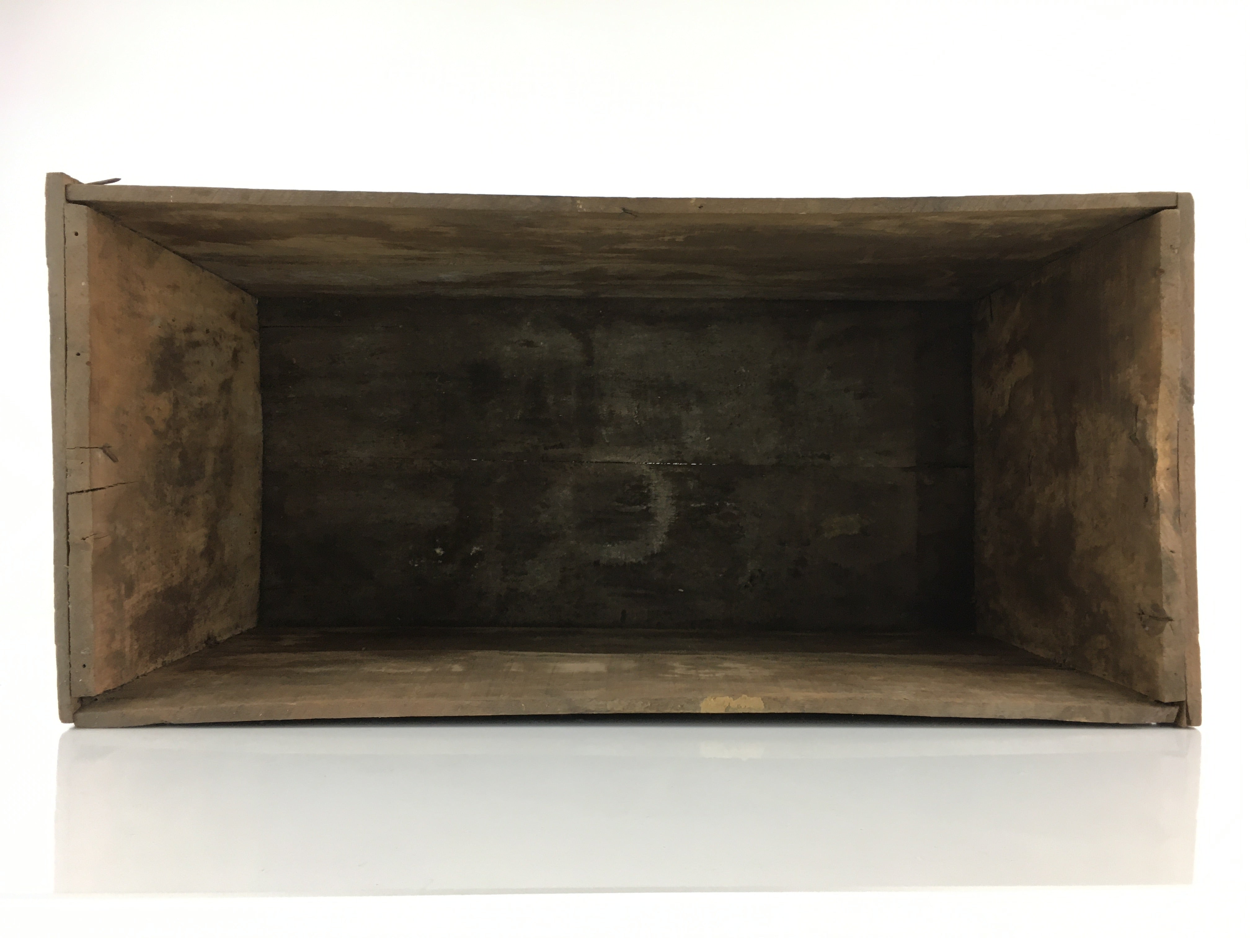 Antique Japanese Wooden Storage Box Inside 27x59.5x29.5cm WB978