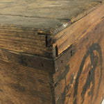 Antique Japanese Wooden Storage Box Inside 29.5x49.5x29.5cm WB965