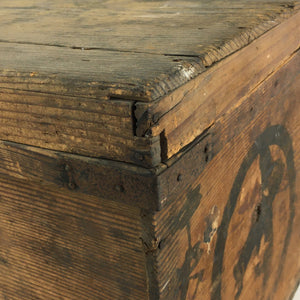 Antique Japanese Wooden Storage Box Inside 29.5x49.5x29.5cm WB965 