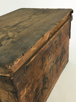 Antique Japanese Wooden Storage Box Inside 29.5x49.5x29.5cm WB965