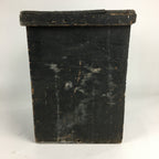 Antique Japanese Wooden Storage Box Pottery Hako Inside 29x28x40.5cm WB832
