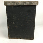 Antique Japanese Wooden Storage Box Pottery Hako Inside 29x28x40.5cm WB832
