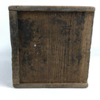 Antique Japanese Wooden Storage Box Pottery Hako Inside 29x28x40.5cm WB832