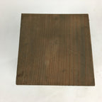 Antique Japanese Wooden Storage Box Pottery Hako Inside 8.5x8.5x18cm WB831