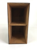Antique Japanese Wooden Storage Box Pottery Inside 13x27.9x23cm WB896