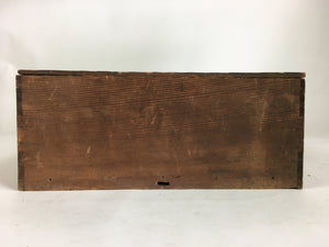 Antique Japanese Wooden Storage Box Vtg Hako Inside31.7x31.7x11.5cm WB915