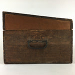 Antique Japanese Wooden Tool Storage Box Inside 23x45x13cm WB950